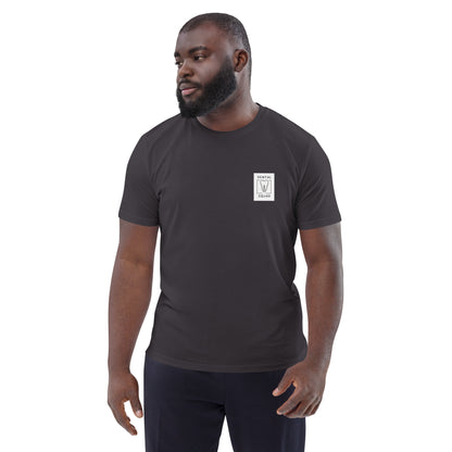 Unisex-T-Shirt aus Bio-Baumwolle mit Zahn-Icon und Spruch 'You're the root of my smile' – ideal für Zahnmediziner, Dentalfans und Mediziner.