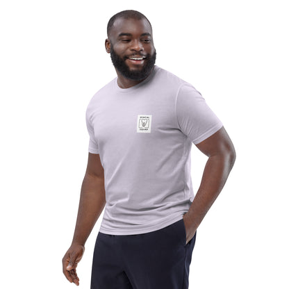 Unisex-T-Shirt aus Bio-Baumwolle mit Zahn-Icon und Spruch 'You're the root of my smile' – ideal für Zahnmediziner, Dentalfans und Mediziner.