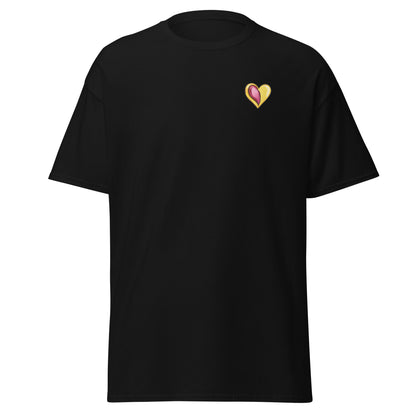 Minimalistisches Unisex-T-Shirt „Cordis Pop“ mit kleinem Herzmotiv Pop-up-Stil auf der Vorderseite – modernes Medizin- und Anatomy-Design für Alltag, Studium und Klinikstyle