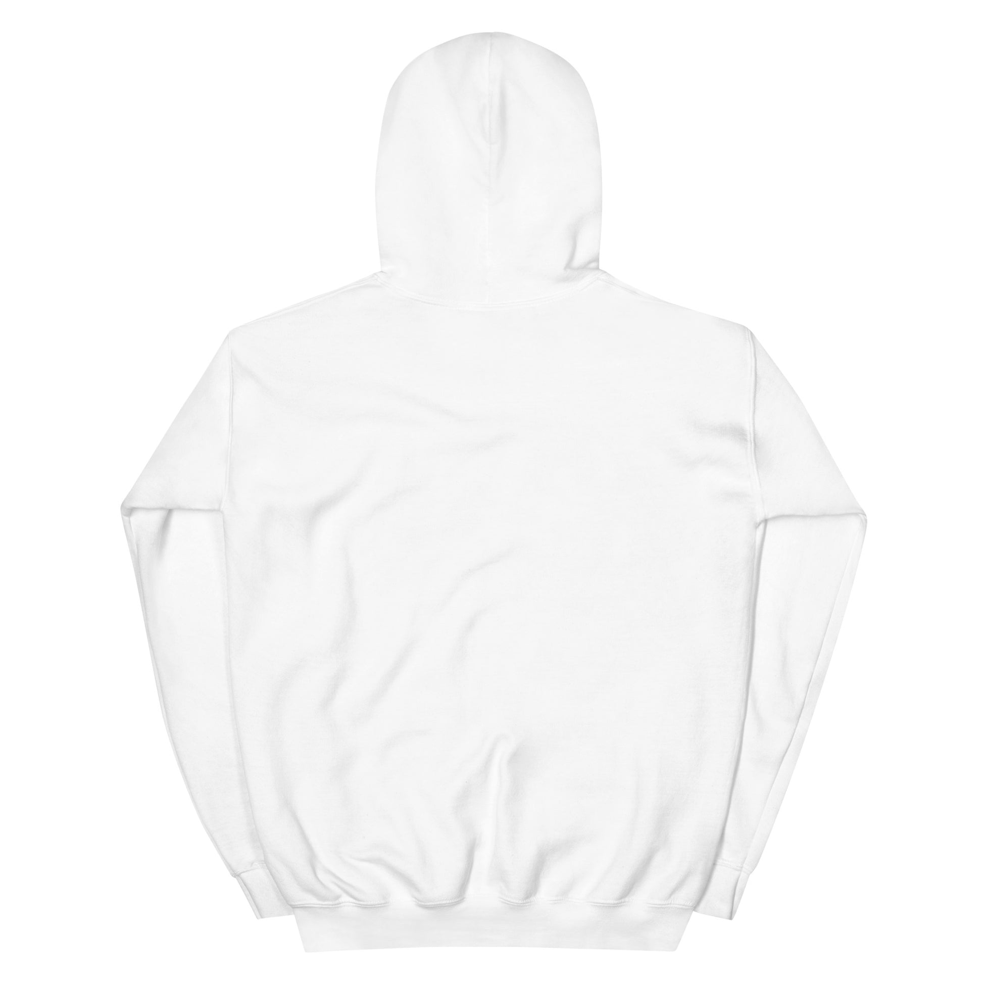 Unisex-Hoodie mit farbigem anatomischem Lungenmotiv und MeDenSci-Logo auf dem linken Ärmel