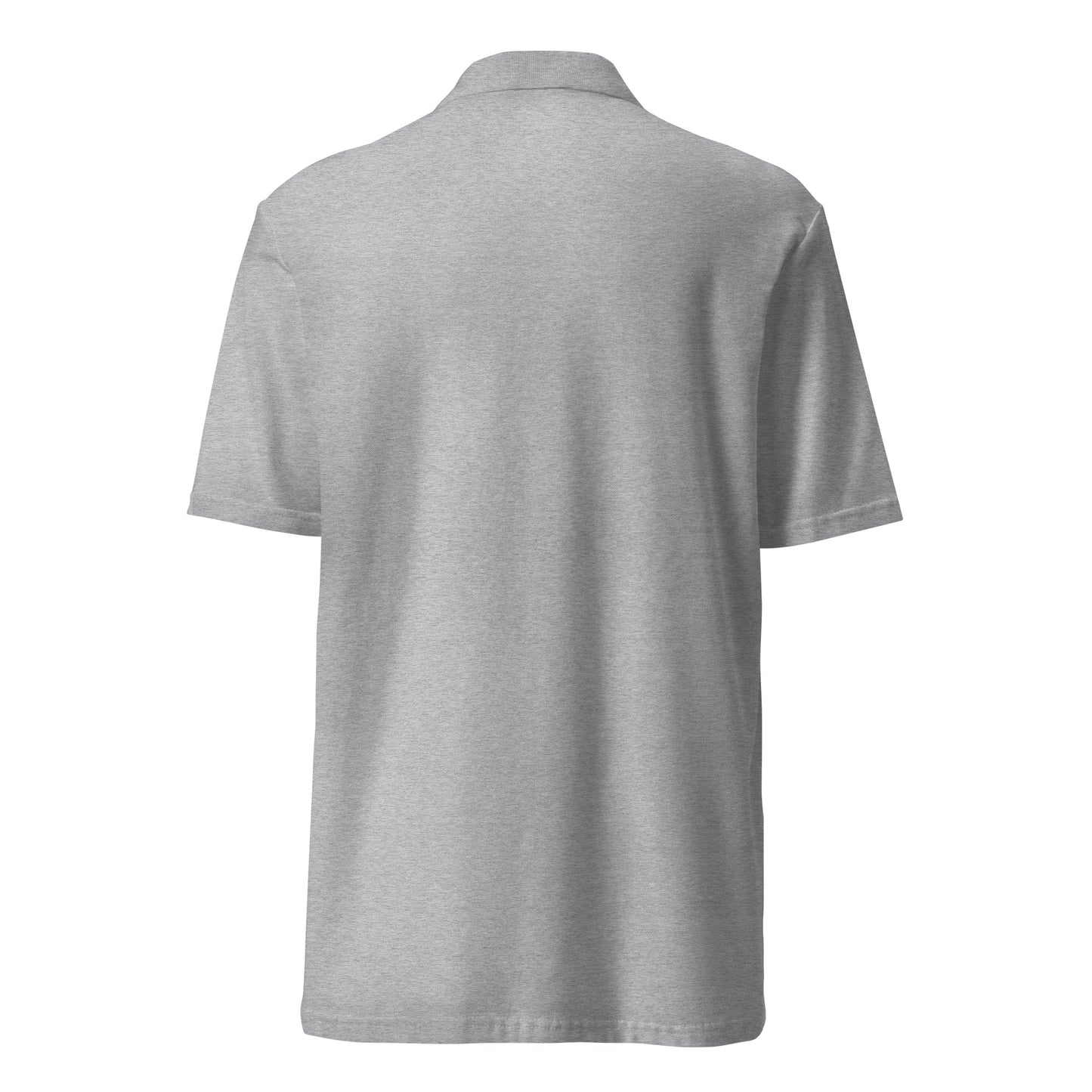Unisex Piqué-Poloshirt mit kleinem gesticktem Retro-Röntgenmotiv im Pop-up-Stil auf der Brust – minimalistisches Dental-Workwear-Polo für Zahnmedizin- und Streetwear-Fans in Schwarz, Sportgrau, Navy oder Weiß