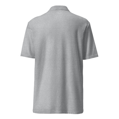 Unisex Piqué-Poloshirt mit kleinem gesticktem Retro-Röntgenmotiv im Pop-up-Stil auf der Brust – minimalistisches Dental-Workwear-Polo für Zahnmedizin- und Streetwear-Fans in Schwarz, Sportgrau, Navy oder Weiß